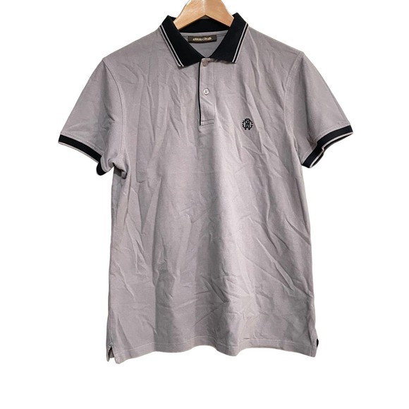 Roberto Cavalli Mens shirt polo size Large Gray brown - Picture 1 of 6